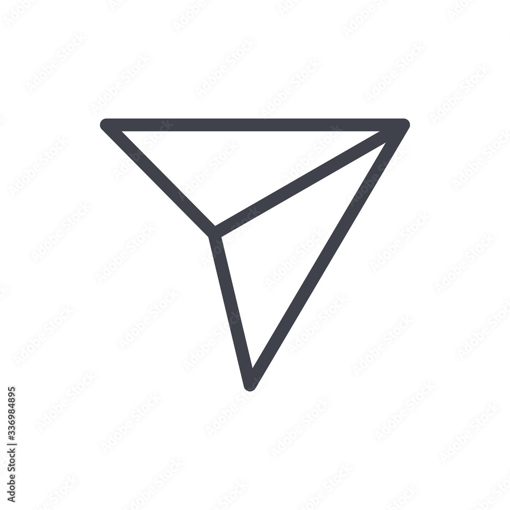 Direct icon. Send symbol modern, simple, vector, icon for website design, mobile app, ui. Vector