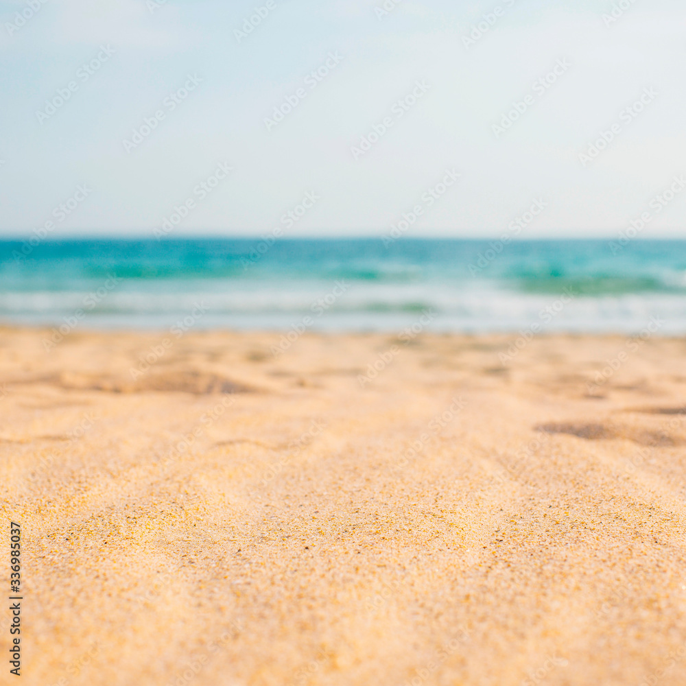 Landscape of a beach with bokeh Landscape of a beach with bokeh