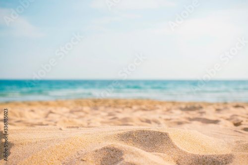 Blurred background of a beach for wallpaper © Lightsy