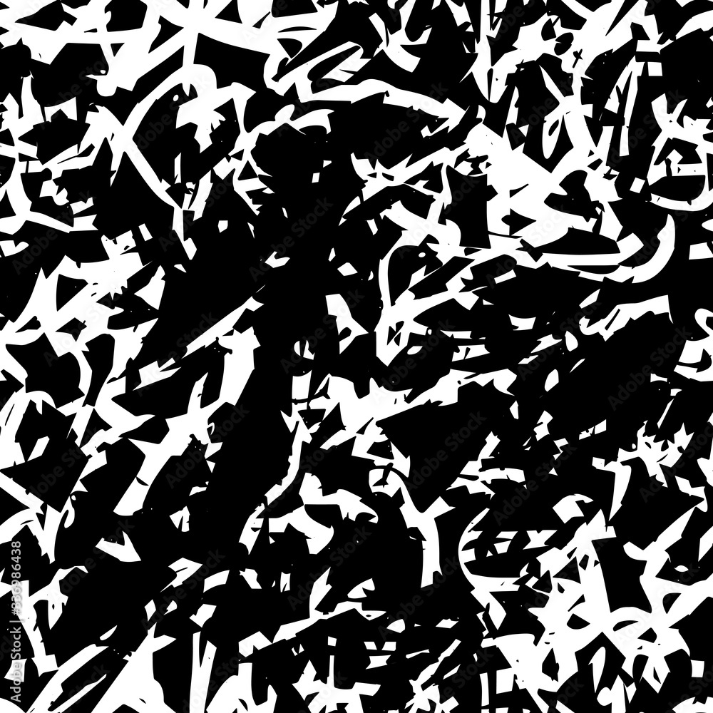 Seamless black and white grunge texture. Abstract repeating background. Grim urban surface Seamless black and white grunge texture. Abstract repeating background. Grim urban surface