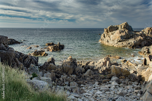 The Channel Islands in summer with good weather and greenery