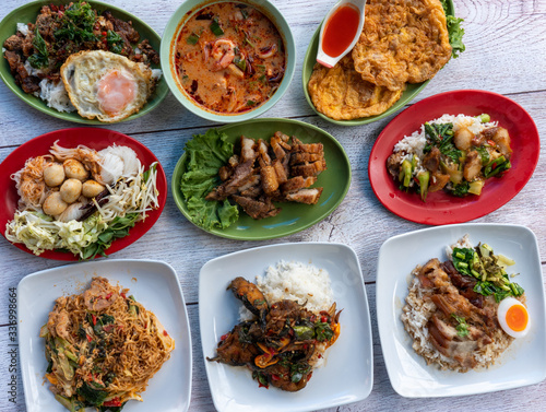 Thai Food Mixed Dishes Set 22111