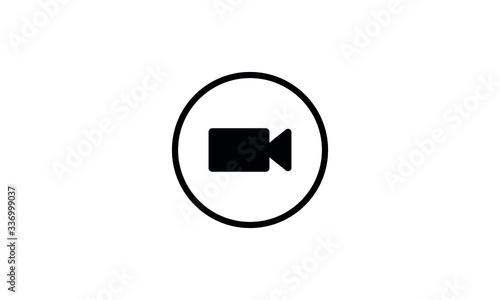 Video call icon vector illustration,Video chat icon vector