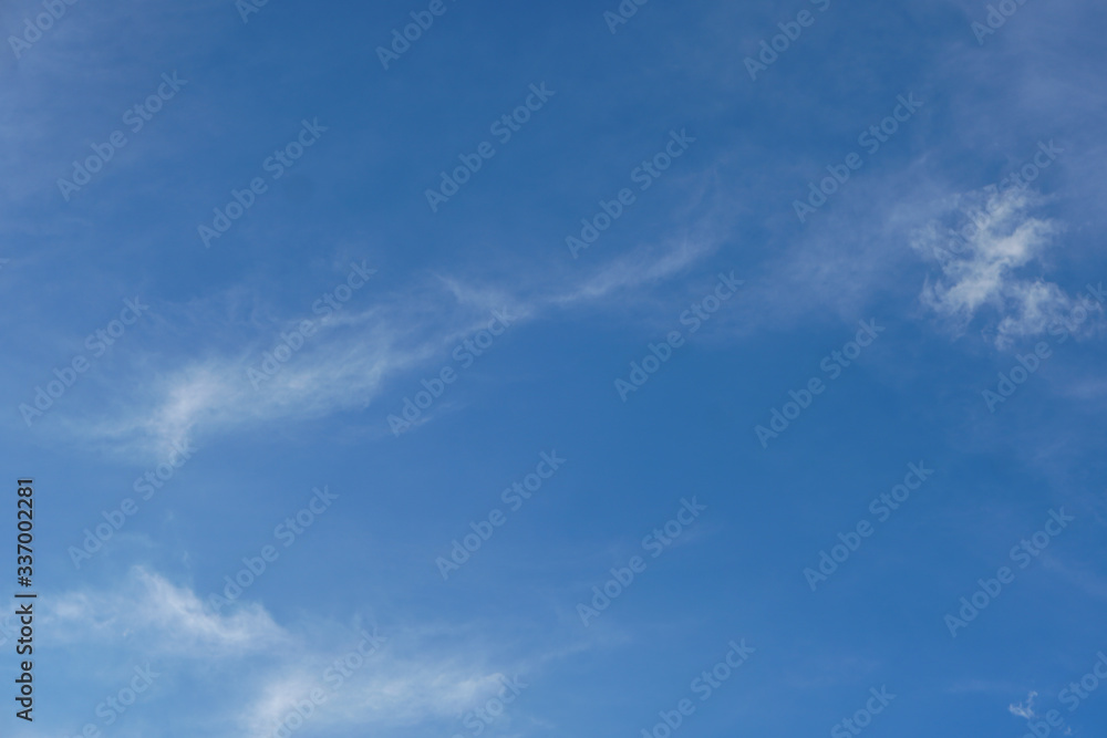 blue sky with clouds background