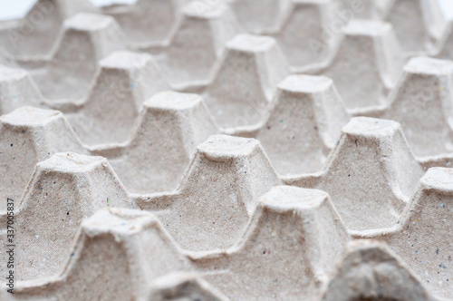 Empty egg carton tray background and texture.