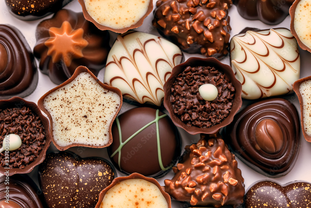 Luxury Chocolate Candies Bonbon Background Luxury Chocolate Candies Bonbon Background