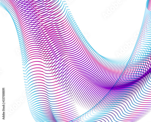 Abstract background blend wave line design for Wallpaper, Banner, Background, Card, Book Illustration, landing page