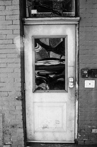 old door in the city