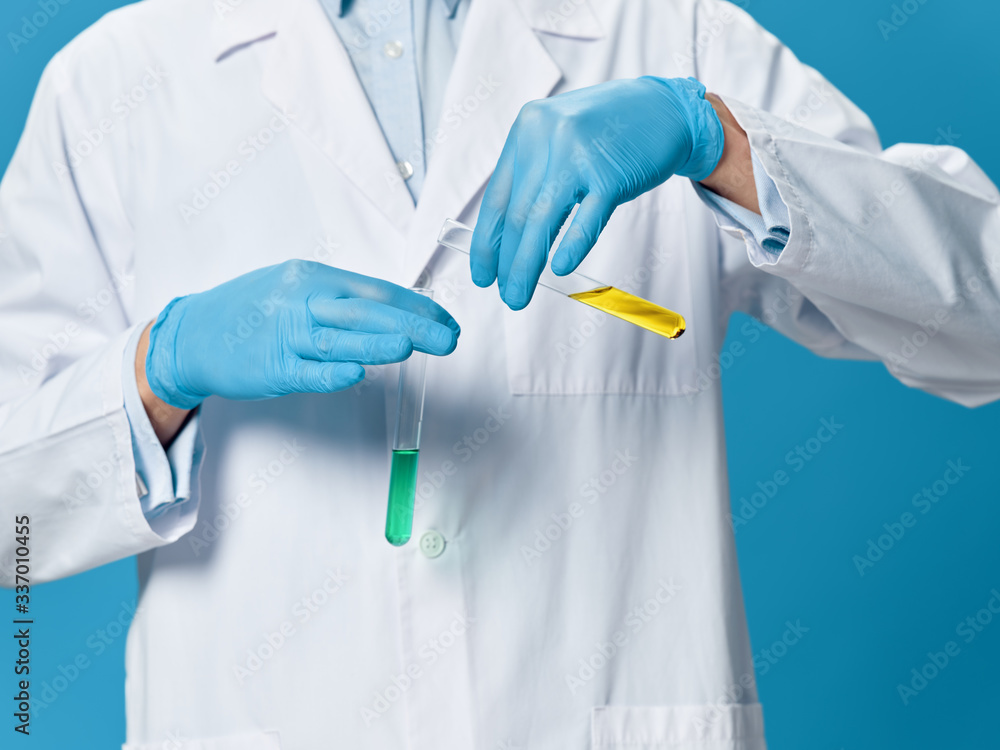 doctor holding a syringe