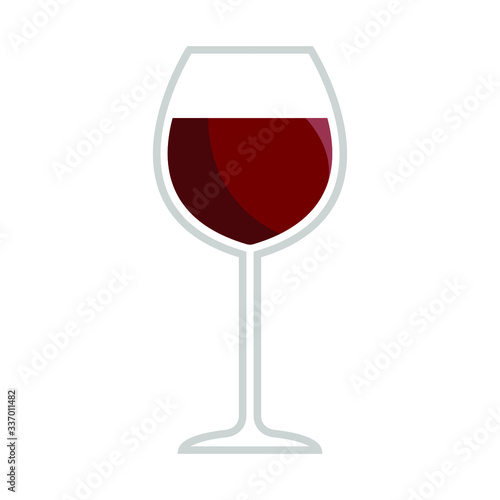glass of red wine