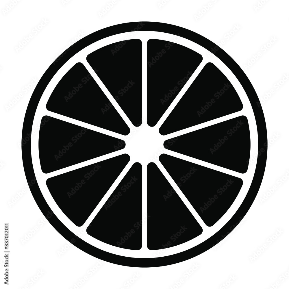 lemon slice vector illustration lemon slice vector illustration