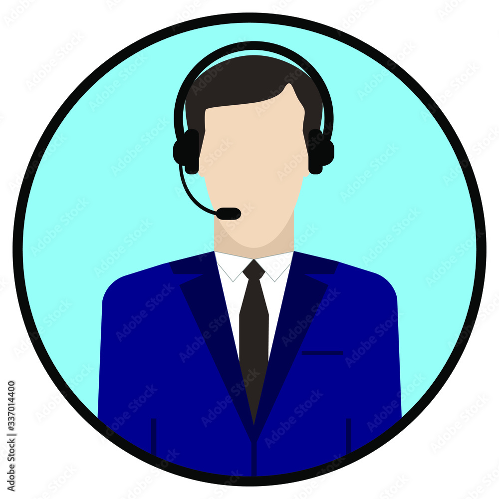businessman with headset businessman with headset