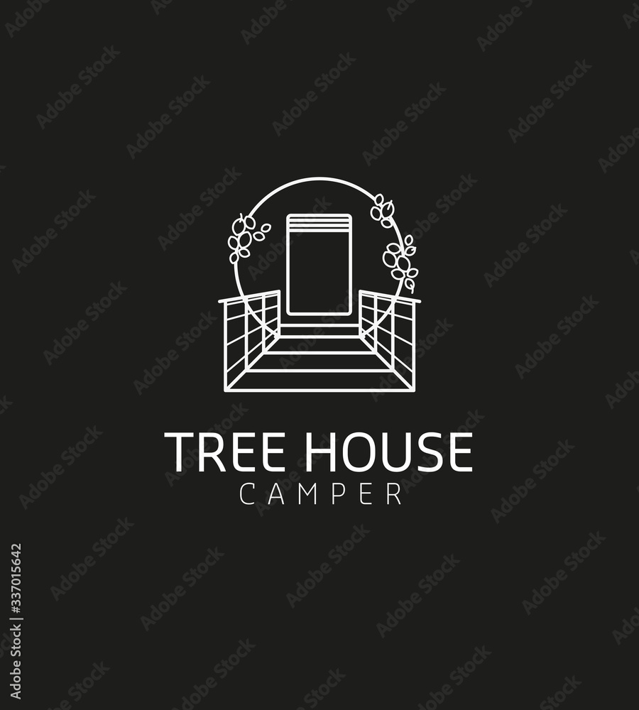 Fototapeta premium Cabane dans les arbres