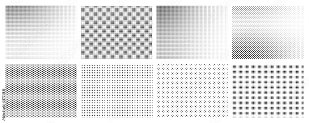 Seamless halftone dots pattern. Dotted mosaic, sport textile texture ...