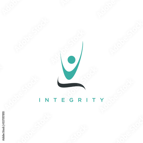 Social Network Team,in integrity icon logo.