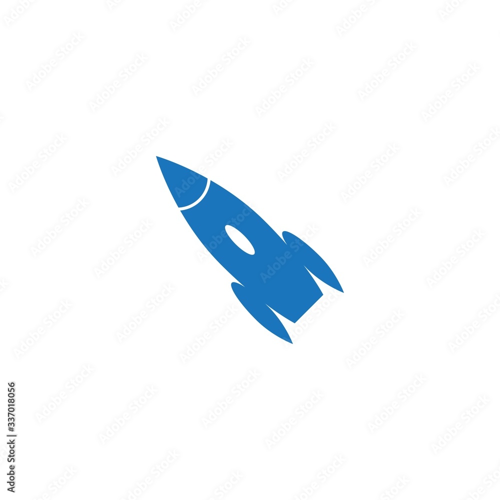 Obraz premium Rocket logo
