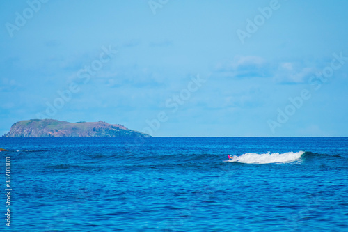 S Thomas United States Virgin Islands  Royalty free Ocean sports background  Caribbean beach vacation  Surfboarding  Surfer  Tranquil Ocean Landscape