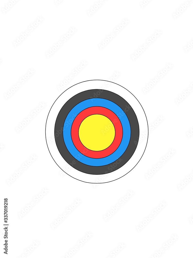 illustration of a Target illustration of a Target