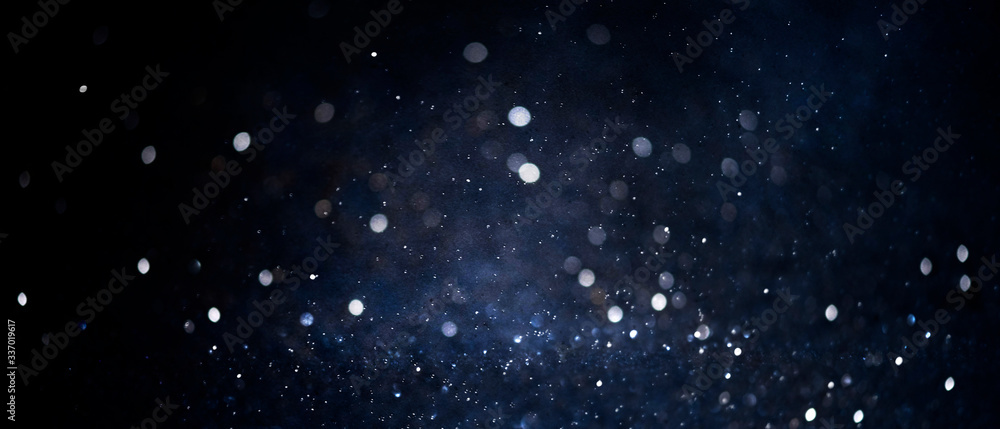 Obraz premium Christmas and New Year holidays glitter bokeh background