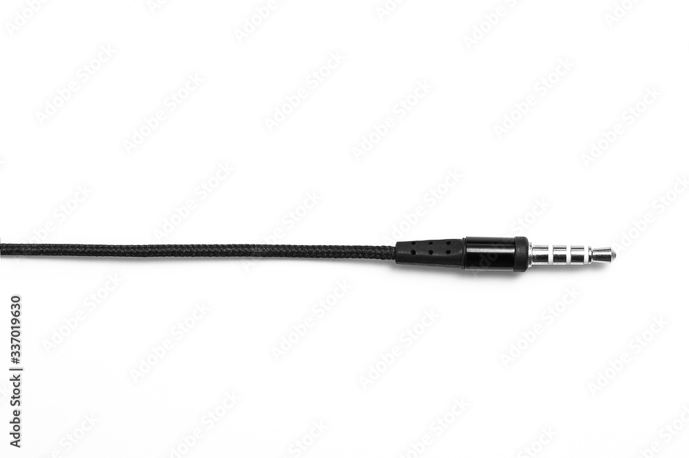 3.5 mm jack in white seamless 3.5 mm jack in white seamless
