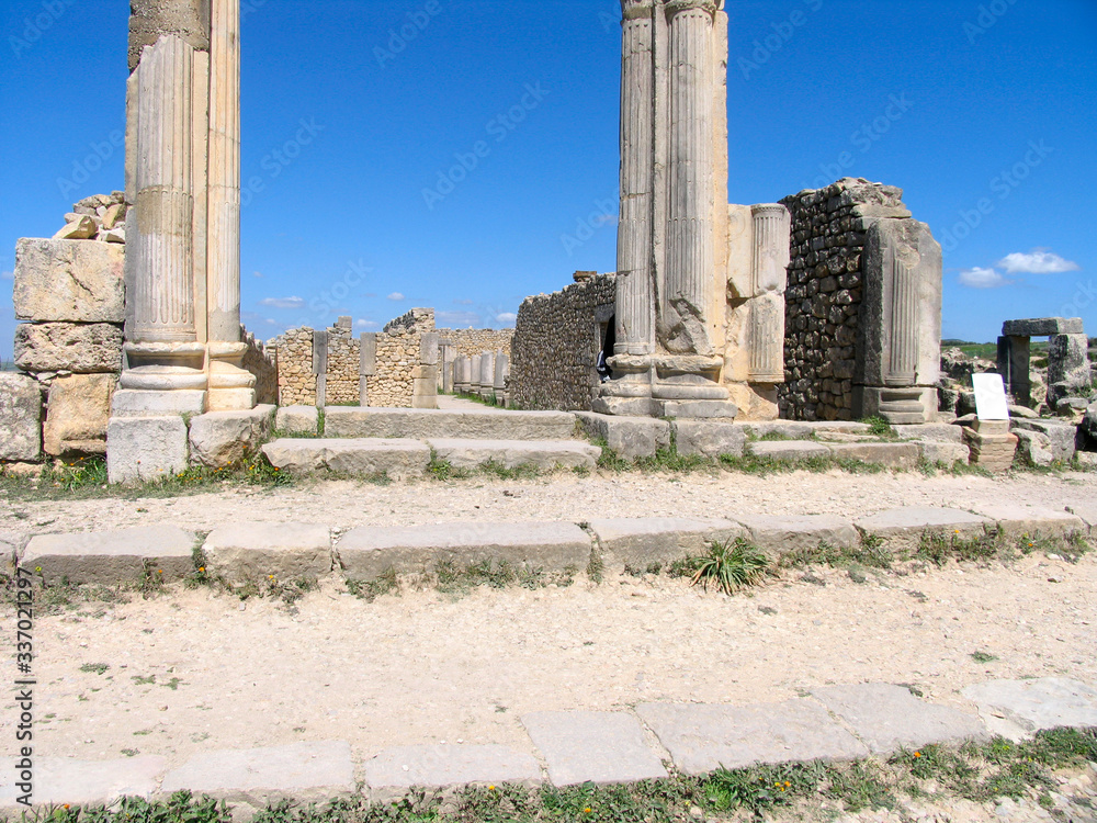 Morocco. Roman archeological site of Volubilis