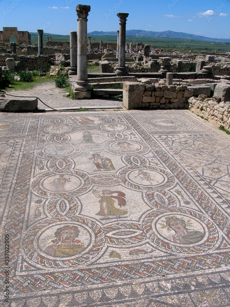 Obraz premium Morocco. Roman archeological site of Volubilis