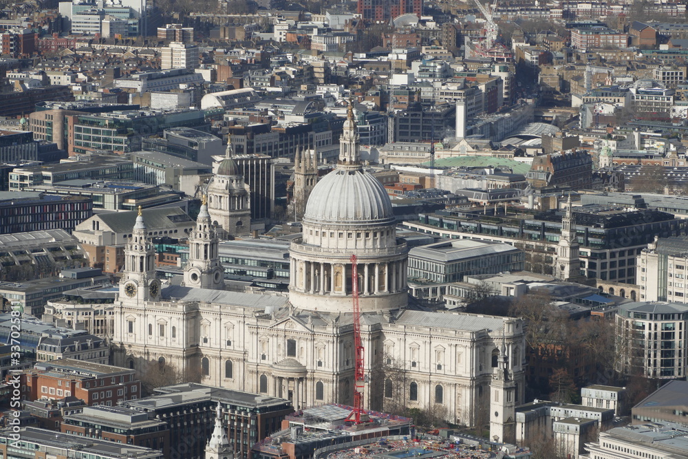 St Pauls aerial view