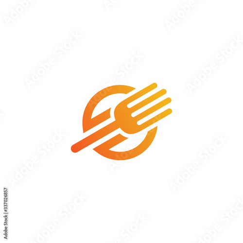 Rocket Food Logo Template Design