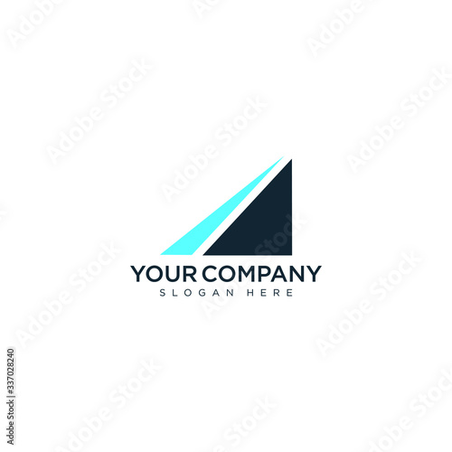 Free Download Slash logo for acounting and bussiness company - GFXLoad