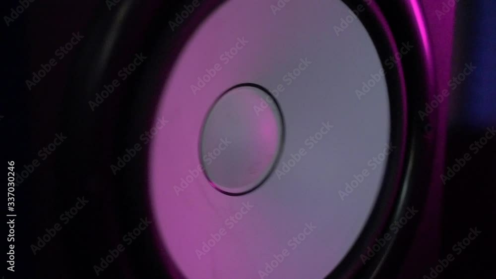 Close up of a monitor shaking in slow motion. Close up of a monitor shaking in slow motion.