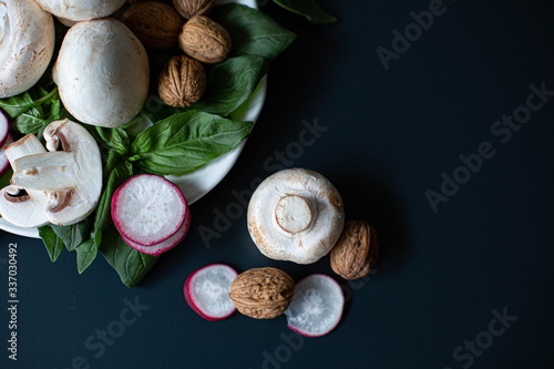 fresh vegetables on the table