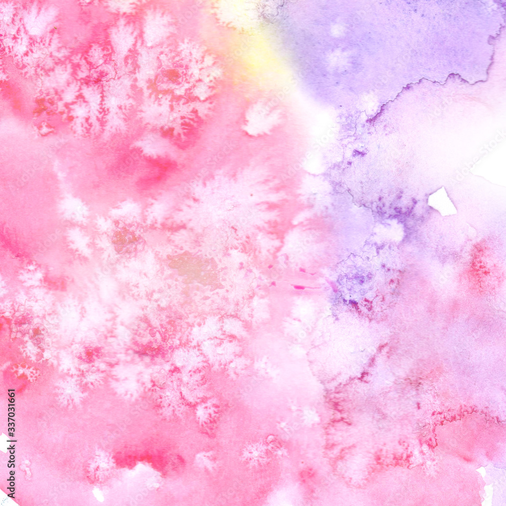 Fototapeta premium Abstract Watercolor Hand Drawn Splatter Background