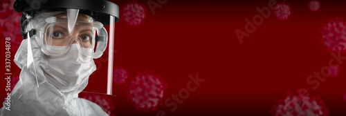 Banner of Female Doctor or ...
