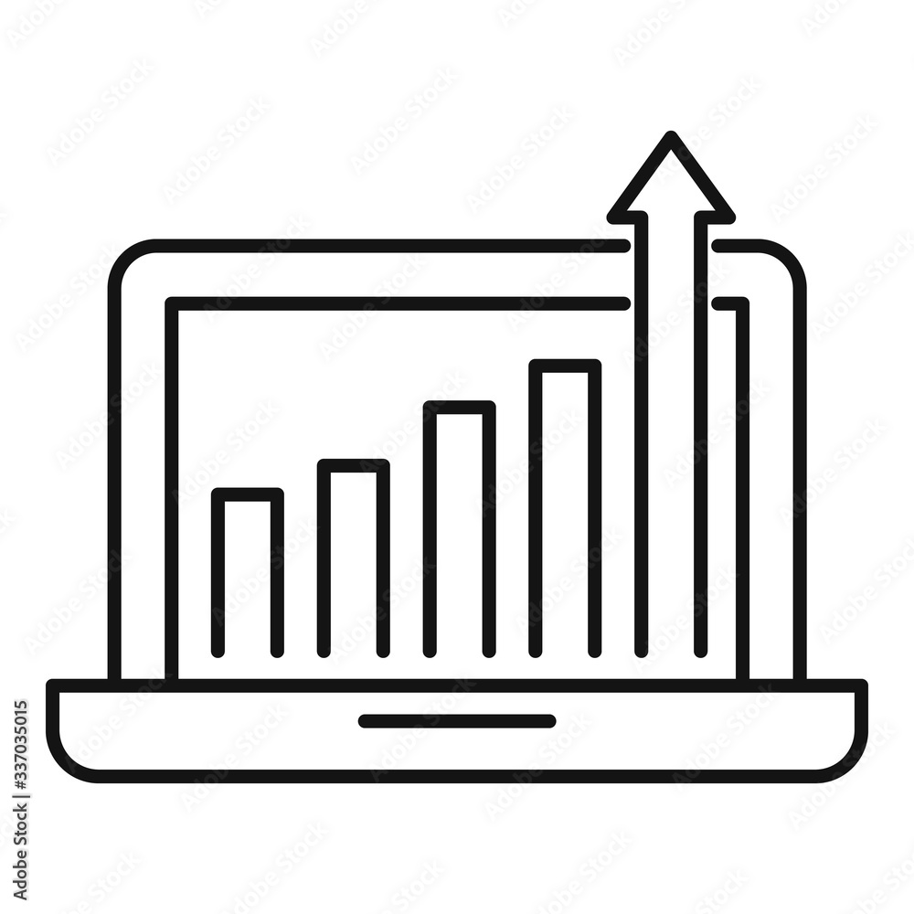 Startup grow up icon. Outline startup grow up vector icon for web design isolated on white background Startup grow up icon. Outline startup grow up vector icon for web design isolated on white background