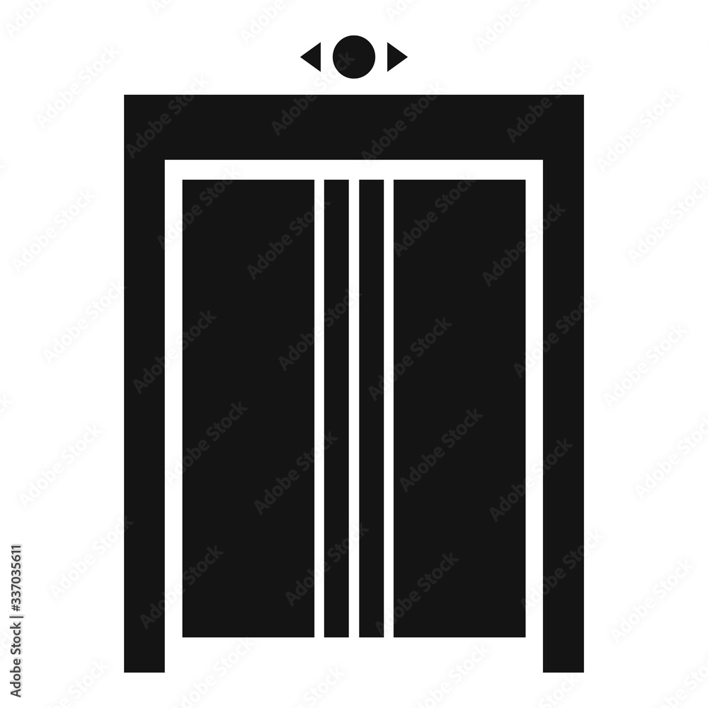 Architecture elevator icon. Simple illustration of architecture elevator vector icon for web design isolated on white background Architecture elevator icon. Simple illustration of architecture elevator vector icon for web design isolated on white background