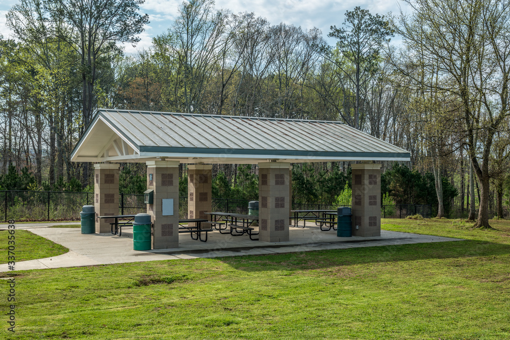 Photography Empty picnic pavilion Coronavirus