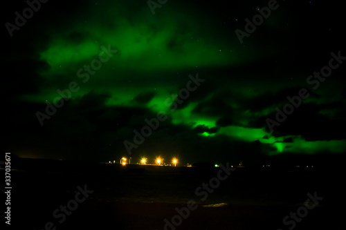 The Northern Lights around Grundarfjordur in Iceland