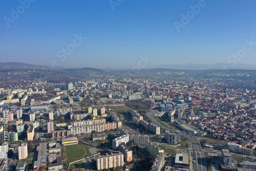 Aerial view of Kosice city in Slovakia