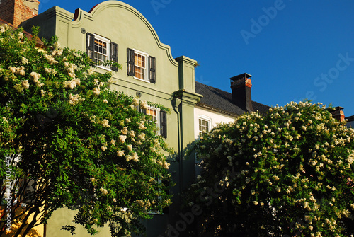 Row Houses on Charleston South Carolina Waterfront