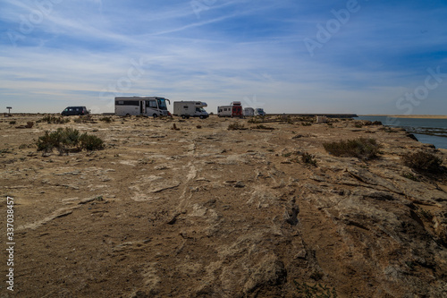 Camper, Reisemobile an der Atlantikküste in Marokko