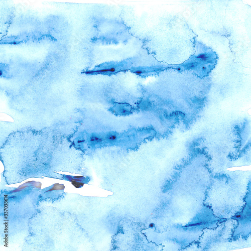 Abstract Watercolor Hand Drawn Splatter Background