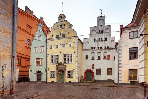 Riga. The house three brothers.