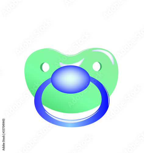 Pacifier. vector illustration