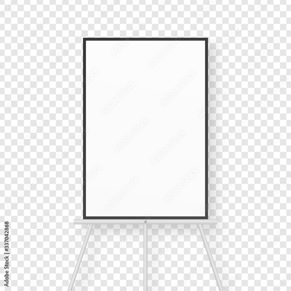 Blank flyer poster mockup. Blank white sheet of paper mockup. Mockup