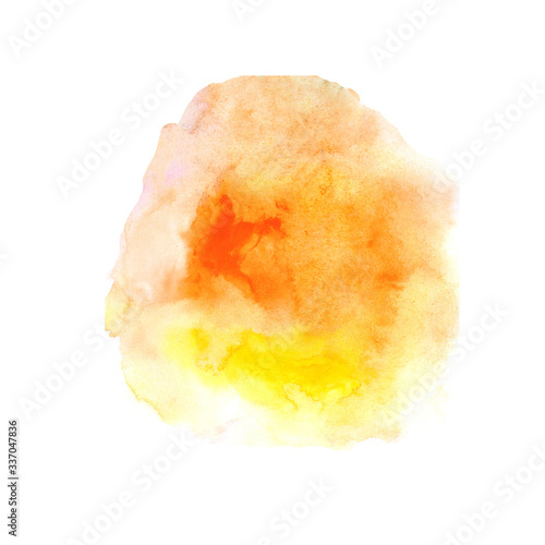 Abstract Watercolor Hand Drawn Splatter Background