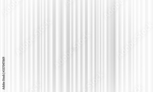 White cloth curtain texture background ,wavy fabric. Vector illustration.