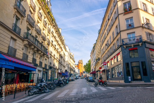 Paris Street in the Montmartre District