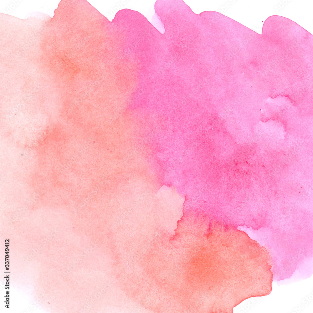 Fototapeta premium Abstract Watercolor Hand Drawn Splatter Background