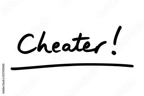 Cheater! photo