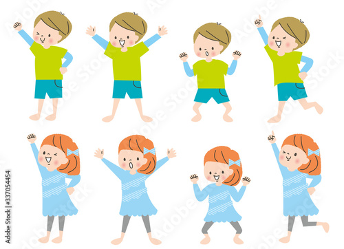 子供　男の子　女の子　体操　リトミック　セット